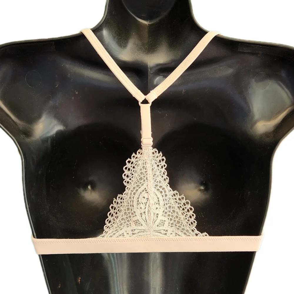 Victoria's Secret Cream Body by Victoria Lace Bralette (Large) - Picture 5 of 6